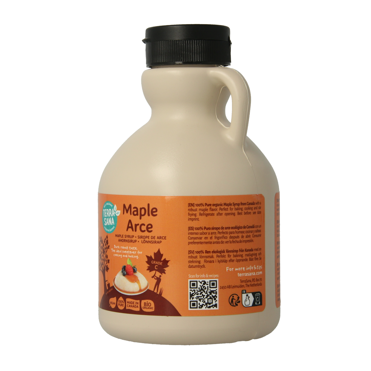TerraSana Ahornsiroop graad C in jug bio 500.00 Milliliter
