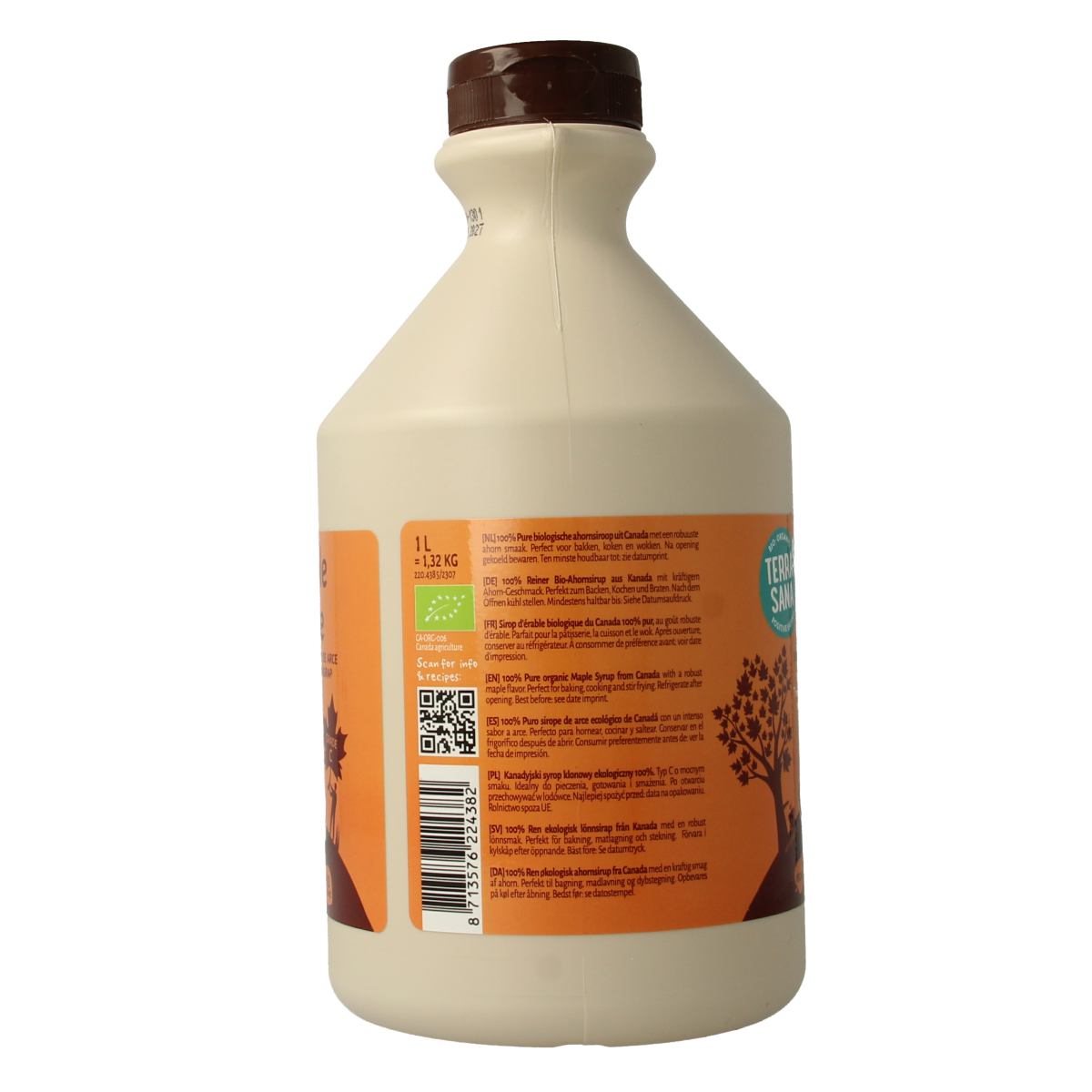 TerraSana Ahornsiroop graad C bio 1.00 Liter