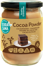 TerraSana Raw cacao antioxidant poeder in glas bio 160.00 Gram