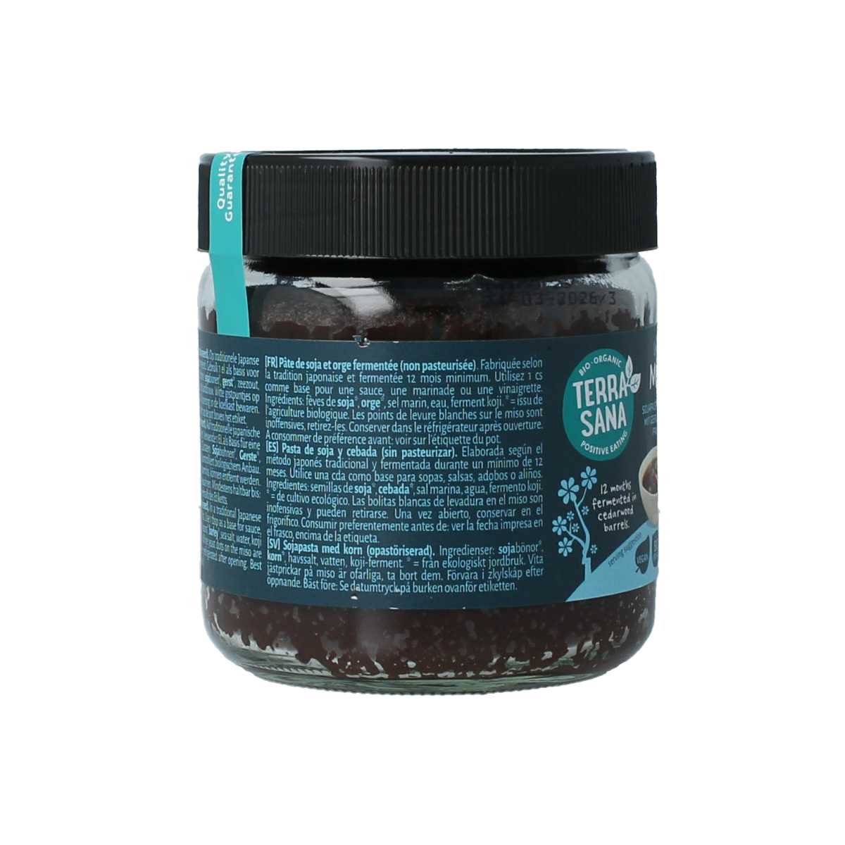 TerraSana Mugi miso ongepasteuriseerd glas bio 350.00 Gram