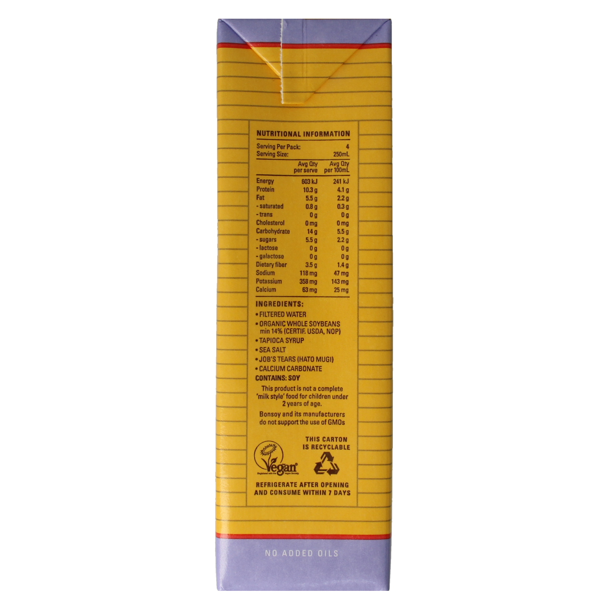 TS Import Bonsoy sojadrink 1.00 Liter
