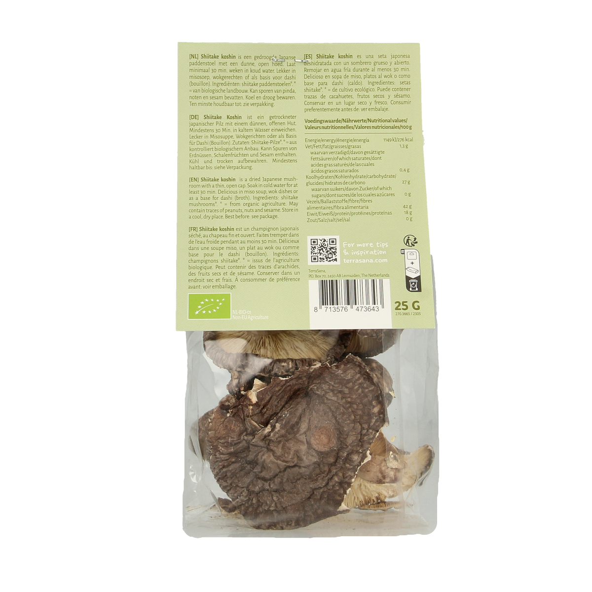 TerraSana Shiitake koshin bio 25.00 Gram
