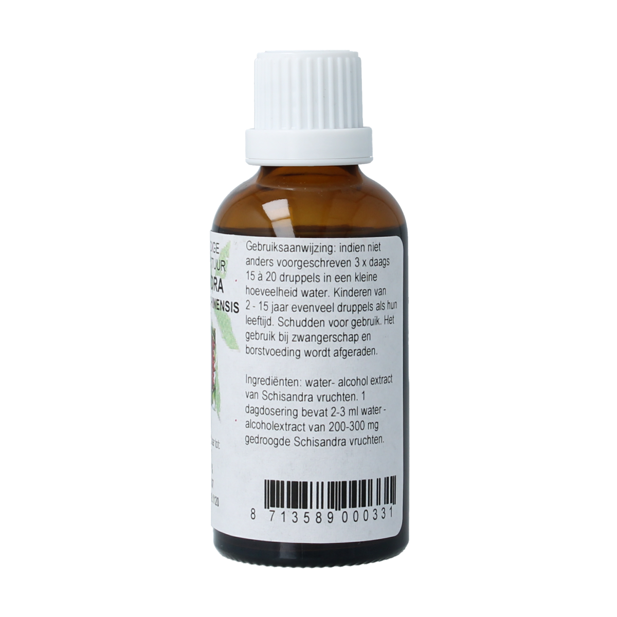 Cruydhof Schisandra chinensis fruct tinctuur 50.00 Milliliter