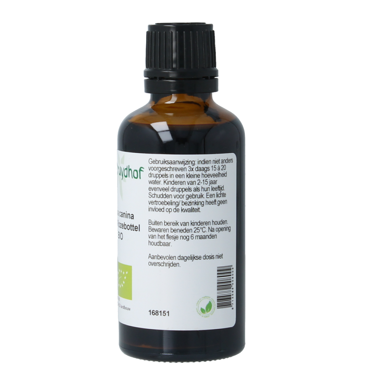 Cruydhof Rosa canina / rozebottel tinctuur bio 50.00 Milliliter