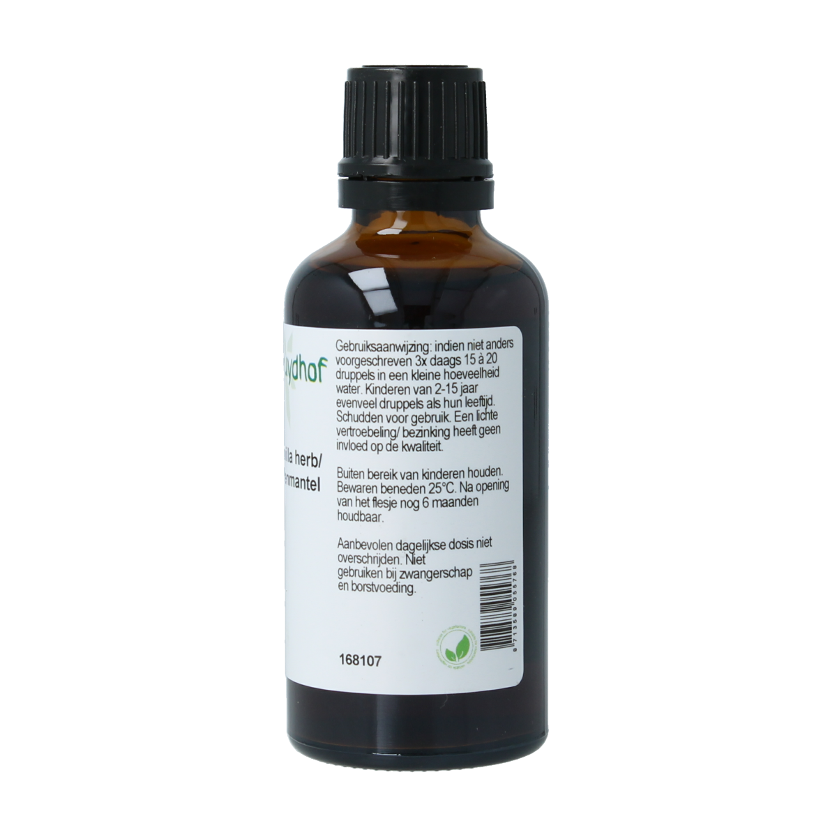 Cruydhof Alchemilla vulgaris/vrouwenmantel tinctuur 50.00 Milliliter