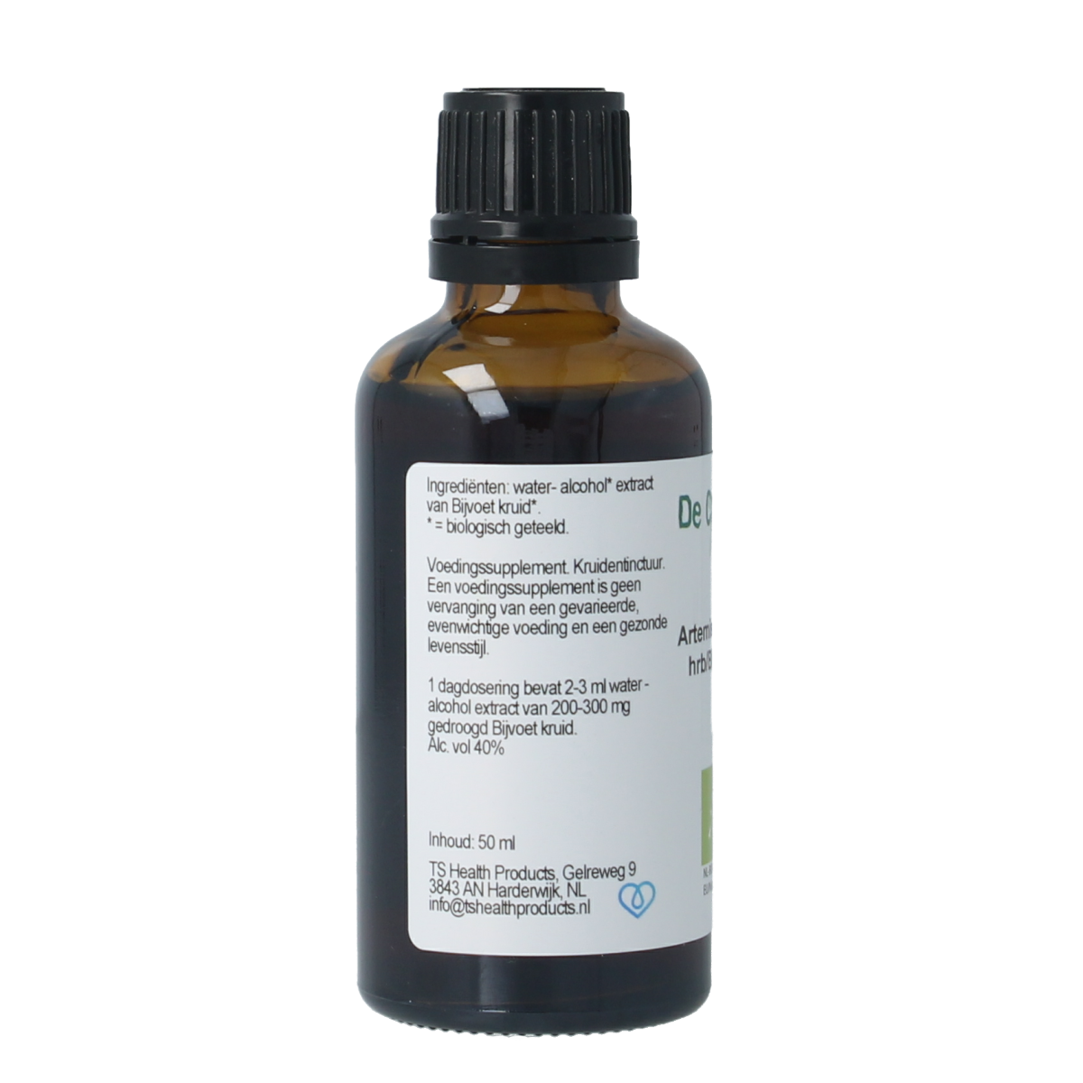 Cruydhof Artemisia vulgaris herb/bijvoet tinctuur bio 50.00 Milliliter