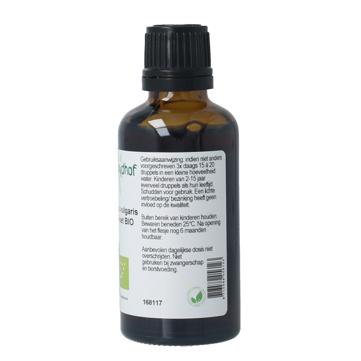 Cruydhof Artemisia vulgaris herb/bijvoet tinctuur bio 50.00 Milliliter