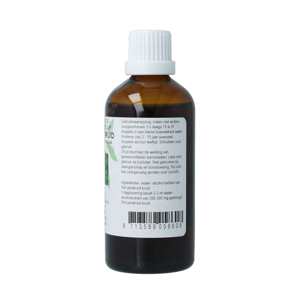Natura Sanat Hypericum perforatum / sint janskruid tinctuur 100.00 Milliliter