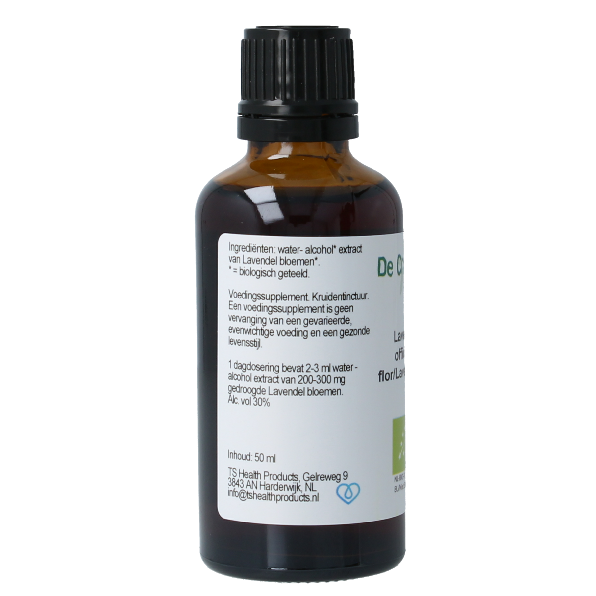 Cruydhof Lavandula officinalis flor tinctuur bio 50.00 Milliliter