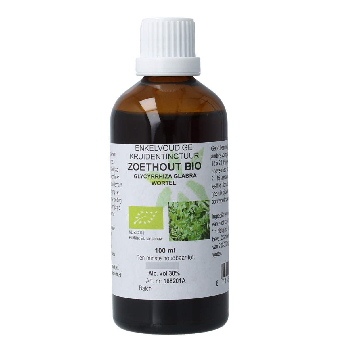 Natura Sanat Glycyrrhiza glabra radix / zoethout tinctuur bio 100.00 Milliliter