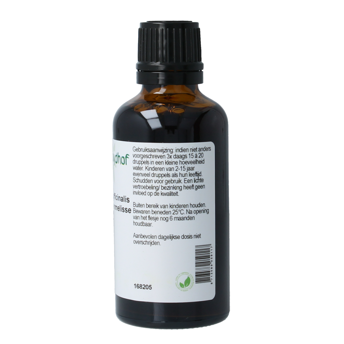 Cruydhof Melissa officinalis herb / citroenmelisse tinctuur 50.00 Milliliter