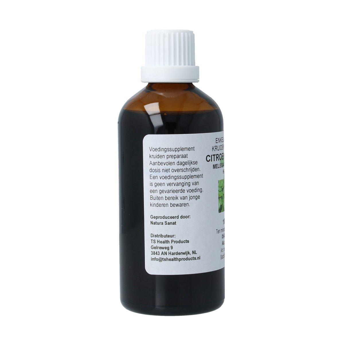 Cruydhof Melissa officinalis herb / citroenmelisse tinctuur 100.00 Milliliter
