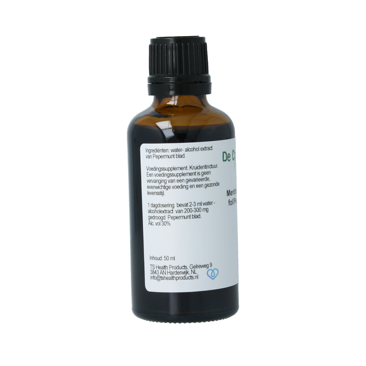 Cruydhof Mentha piperita / pepermunt tinctuur 50.00 Milliliter