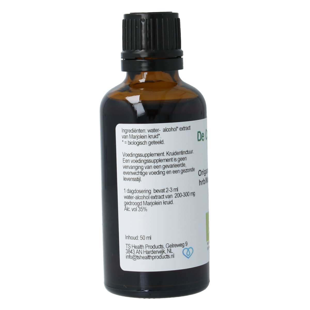 Cruydhof Origanum vulgare herb / marjolein tinctuur bio 50.00 Milliliter
