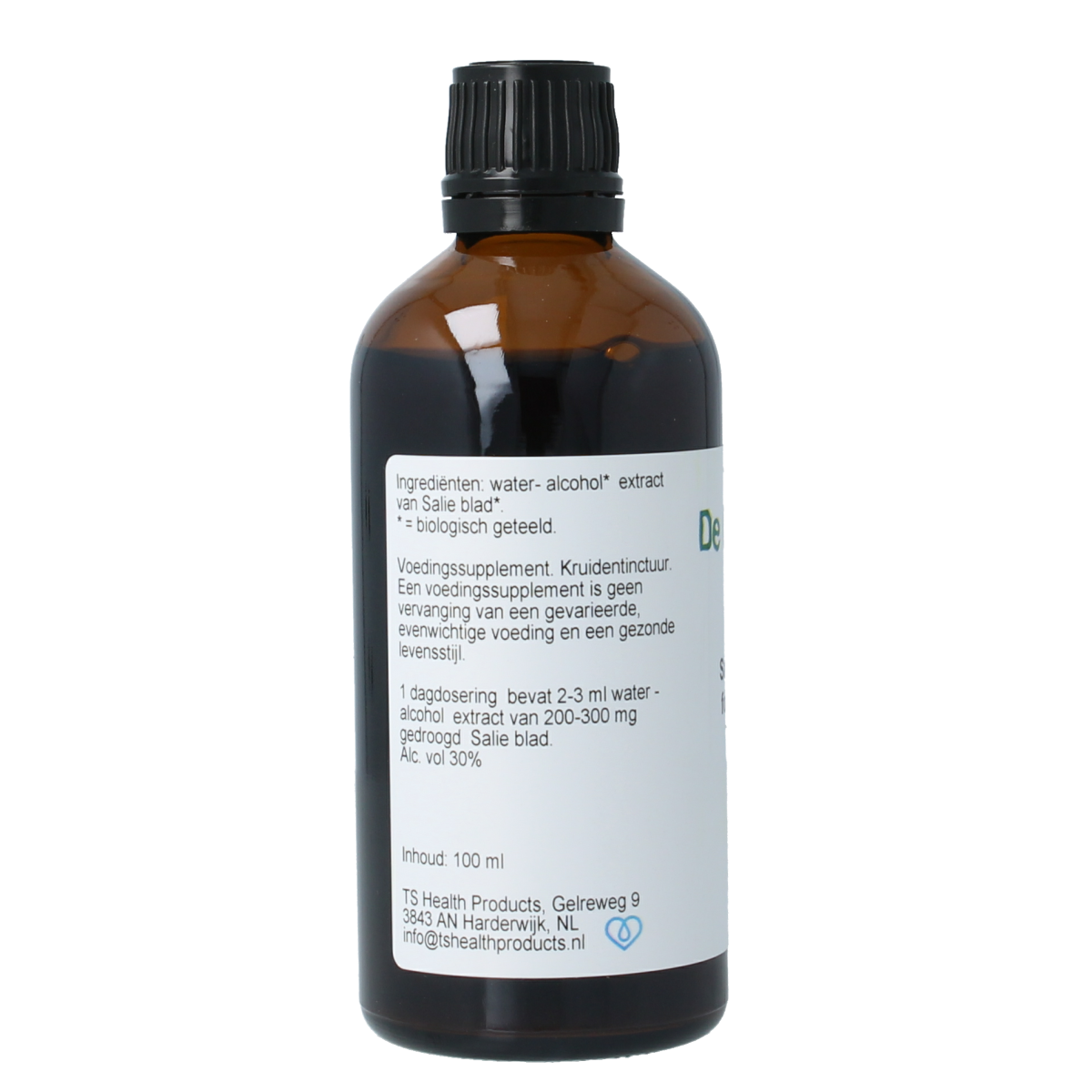Cruydhof Salvia triloba fol / salie tinctuur bio 100.00 Milliliter