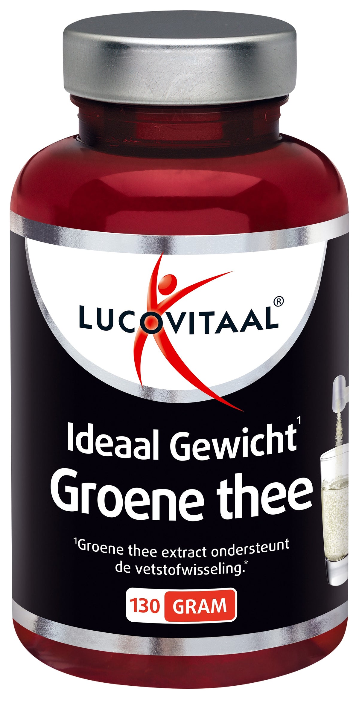 Lucovitaal Groene thee ideaal gewicht extract 130.00 Gram