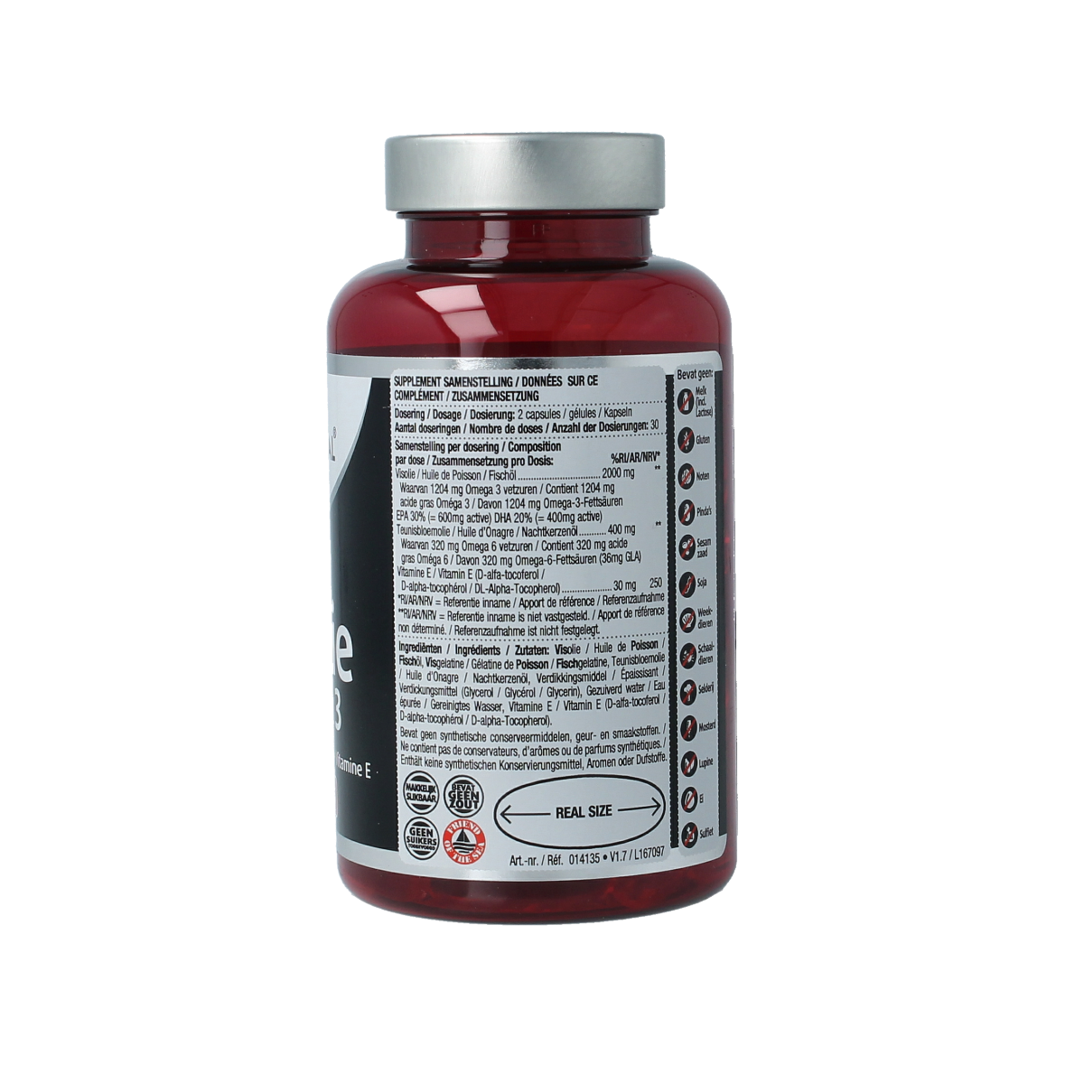 Lucovitaal Super visolie omega 3 60.00 Capsules