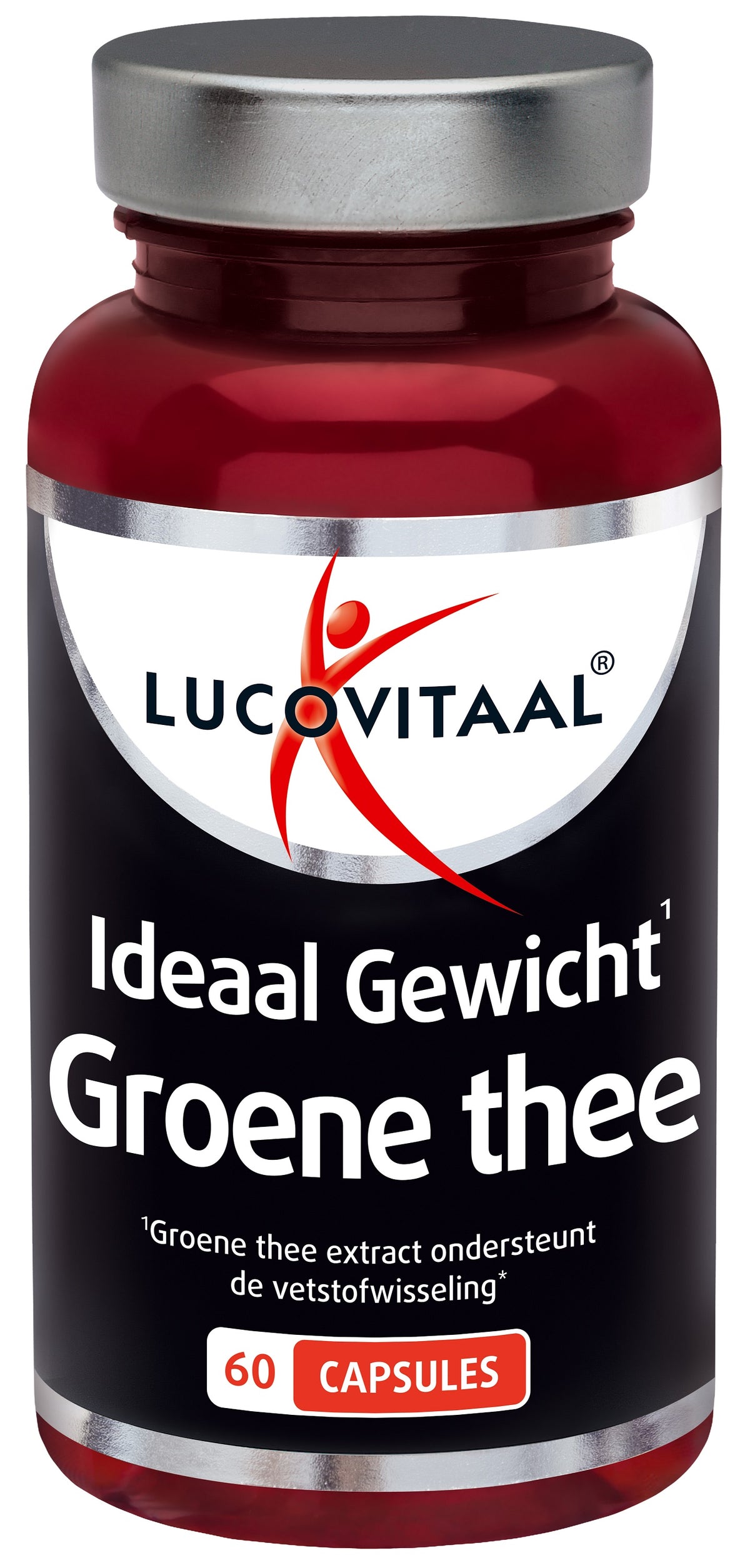 Lucovitaal Groene thee ideaal gewicht 60.00 Capsules