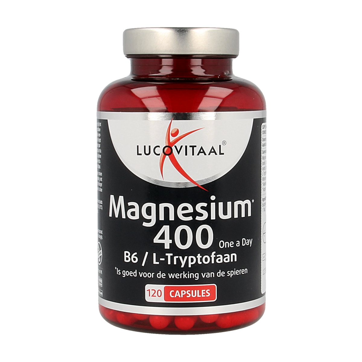Lucovitaal Magnesium 400 met B6 en L-Tryptofaan 120.00 Capsules