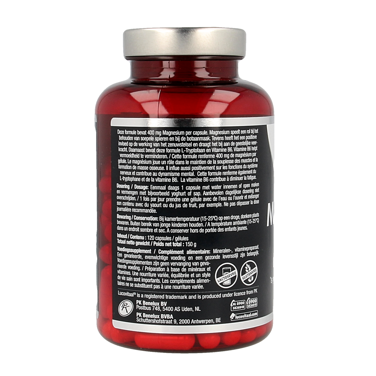 Lucovitaal Magnesium 400 met B6 en L-Tryptofaan 120.00 Capsules