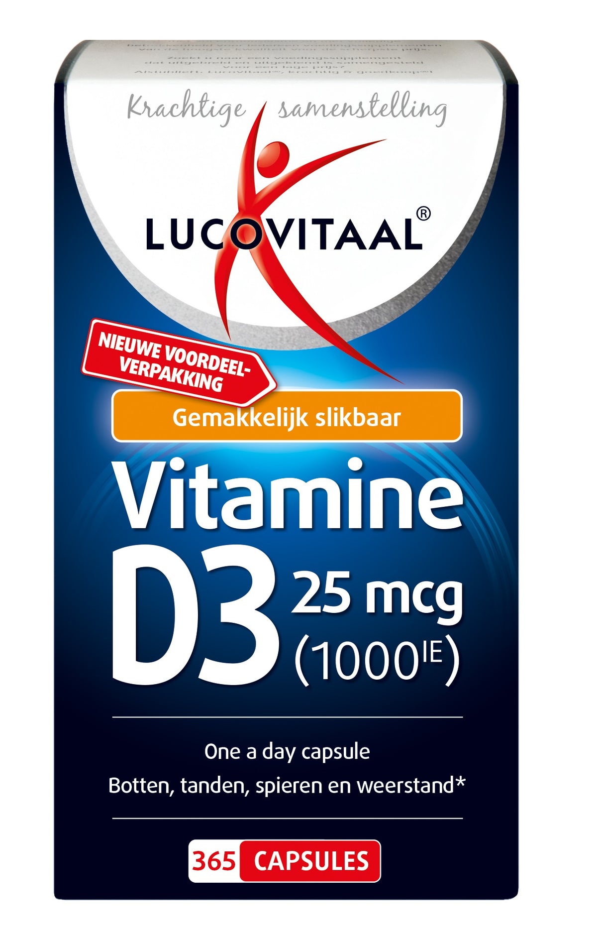 Lucovitaal Vitamine D3 25mcg 365.00 Capsules