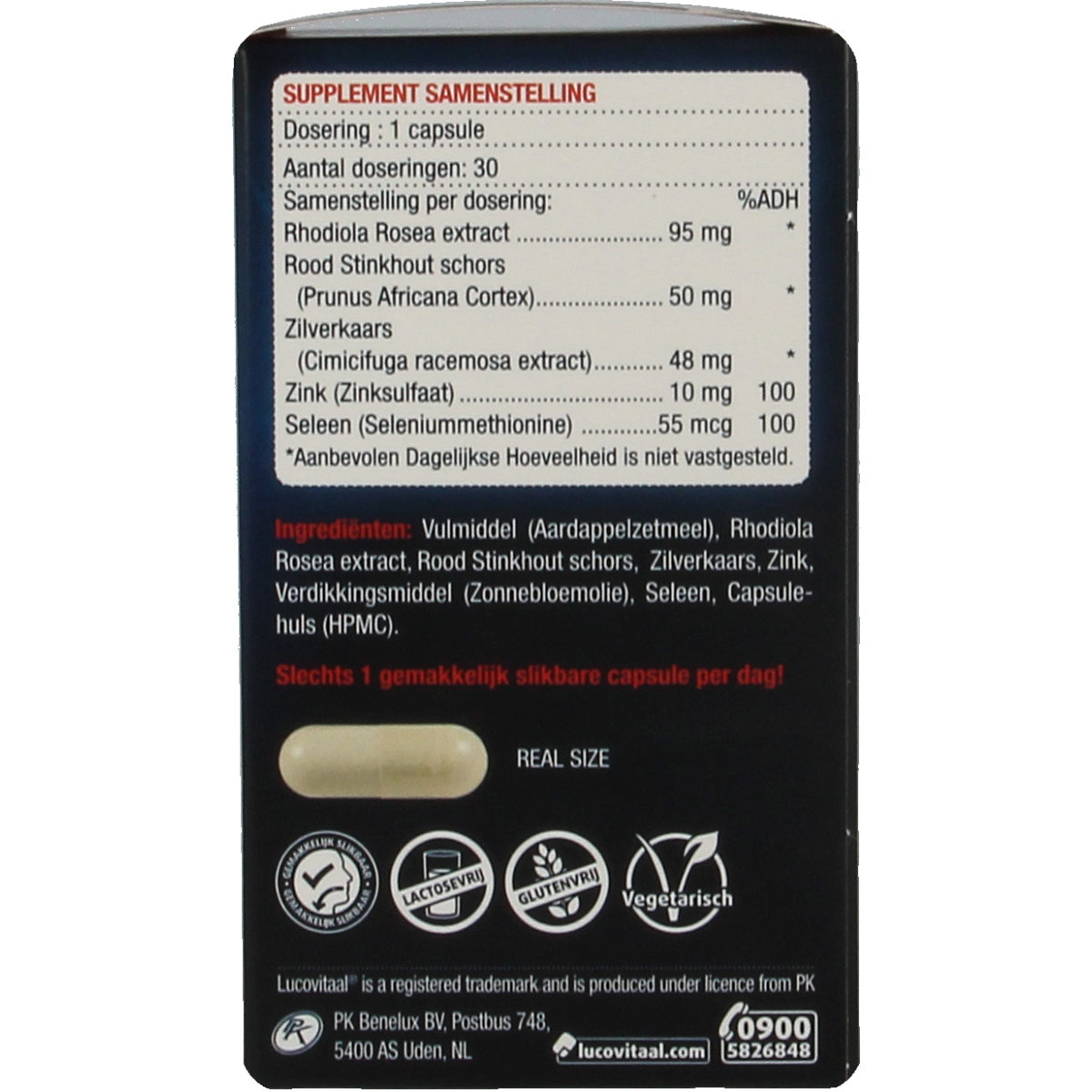 Lucovitaal Prostaat potentie en urinewegen 30.00 Capsules