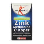 Lucovitaal Zink methionine & koper 60.00 Tabletten