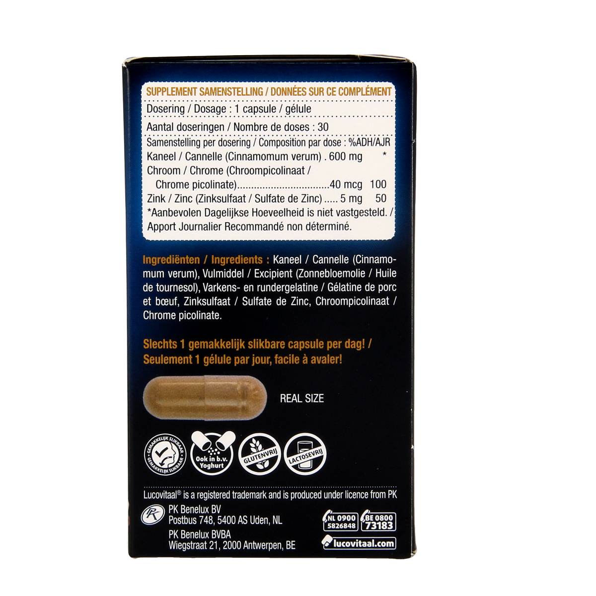Lucovitaal Bloedsuikerspiegel 30.00 Capsules