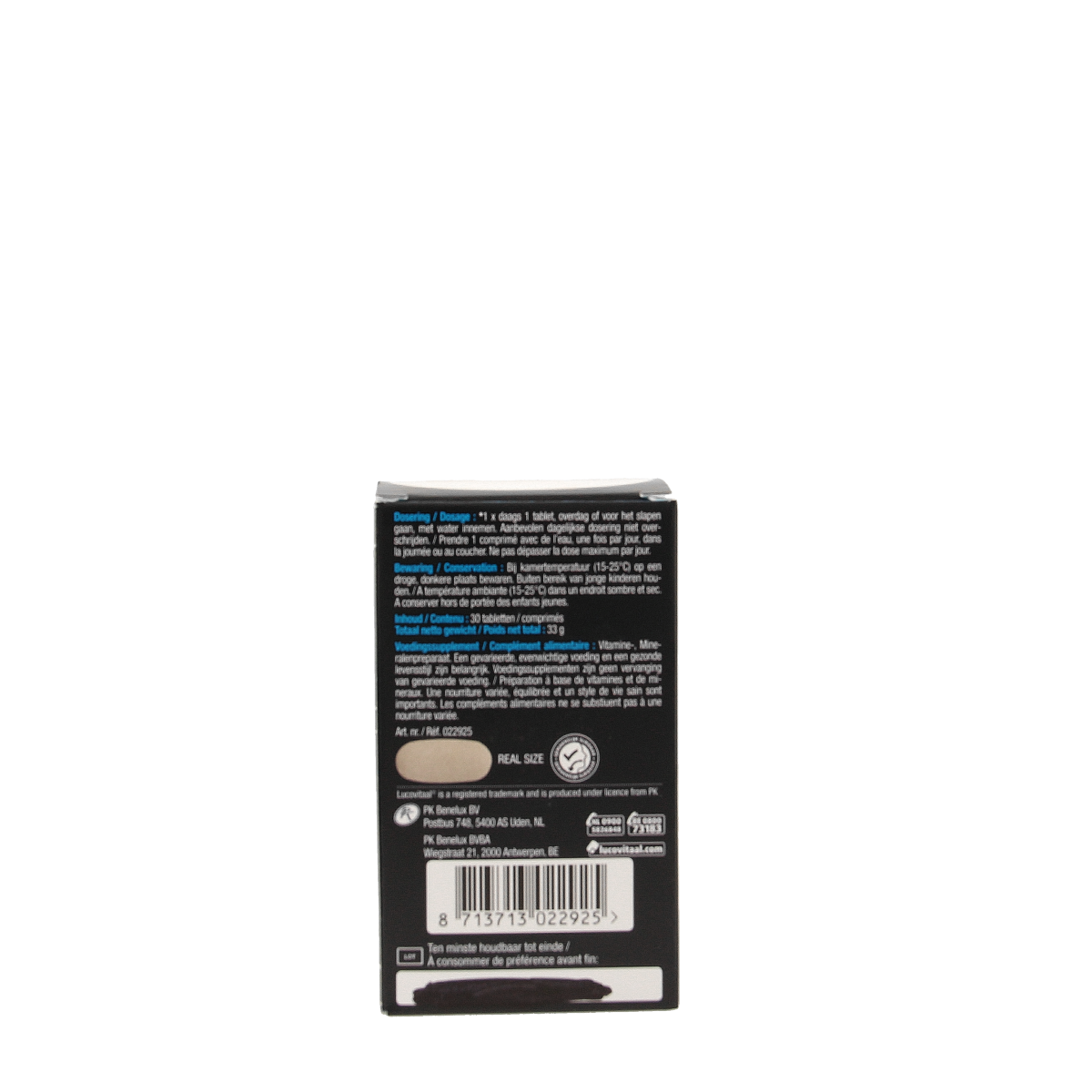 Lucovitaal Magnesium vermoeide zware benen 30.00 Tabletten