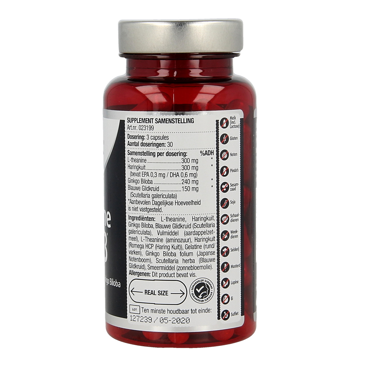 Lucovitaal L-Theanine omega 3 90.00 Capsules