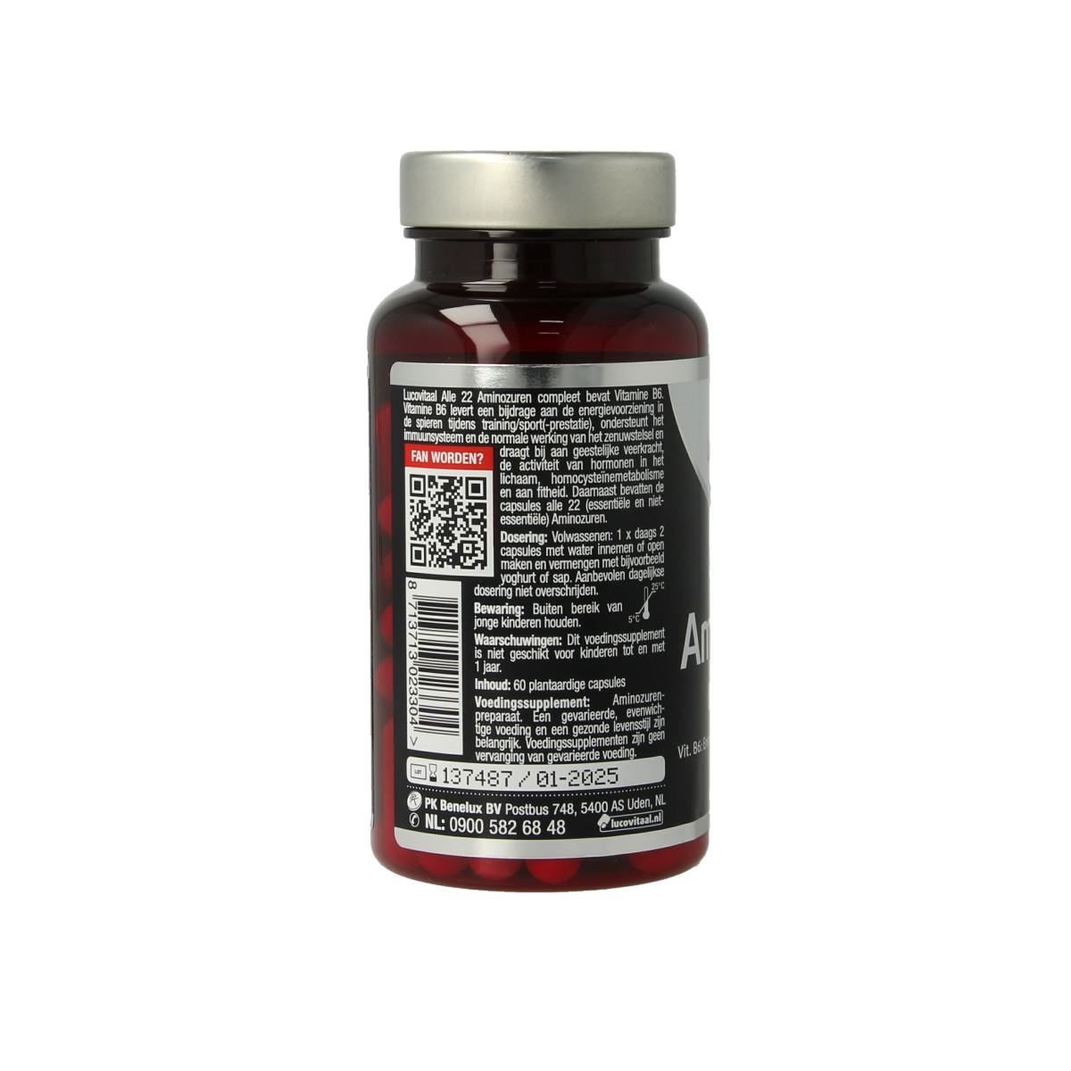 Lucovitaal Alle 22 aminozuren compleet 60.00 Capsules