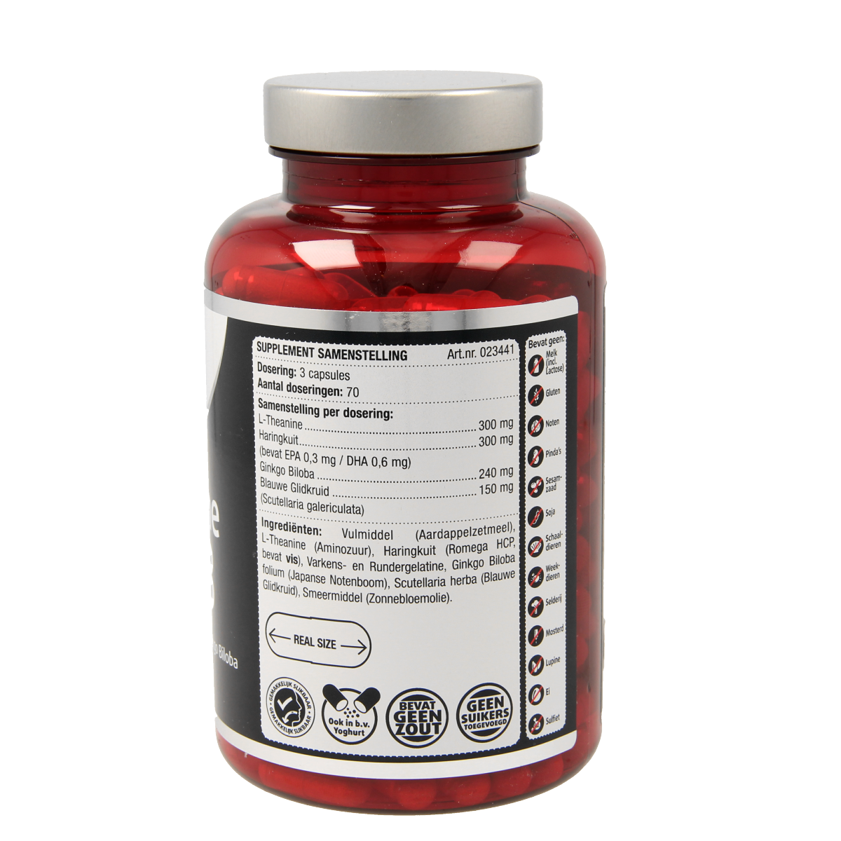 Lucovitaal L-Theanine omega 3 210.00 Capsules