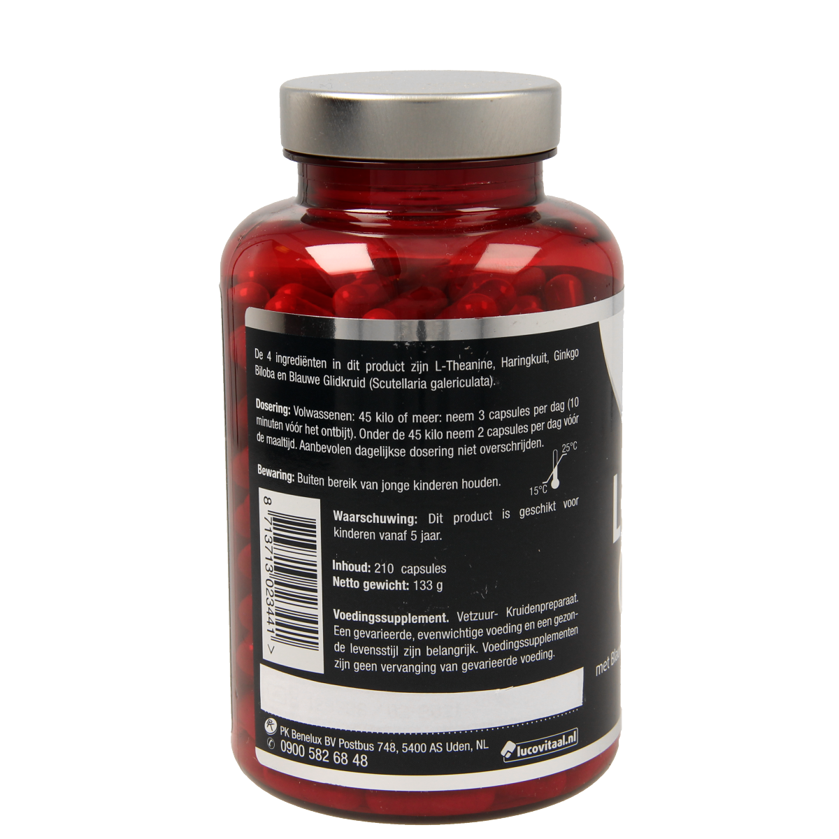 Lucovitaal L-Theanine omega 3 210.00 Capsules