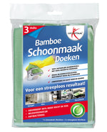Lucovitaal Bamboe schoonmaakdoek 3.00 Stuks