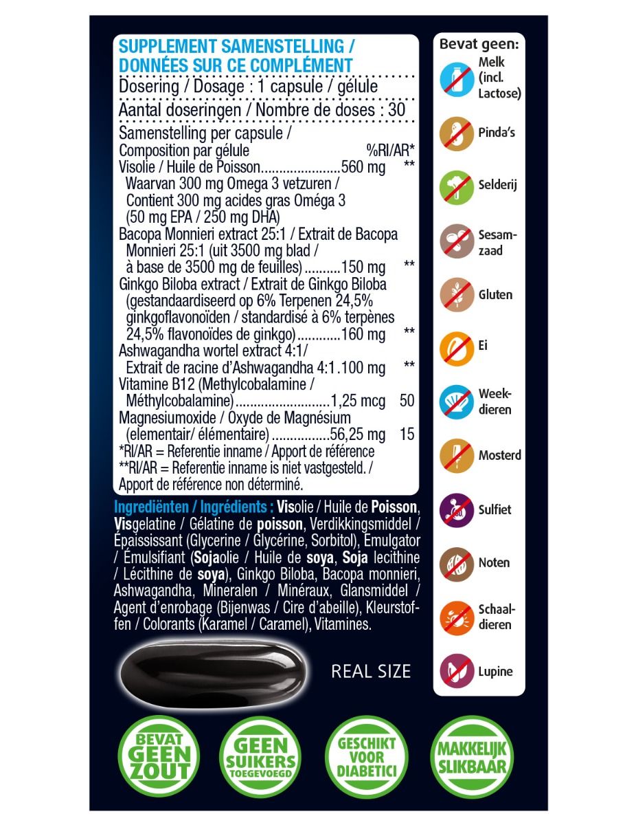 Lucovitaal Geheugen & concentratie 30.00 Capsules