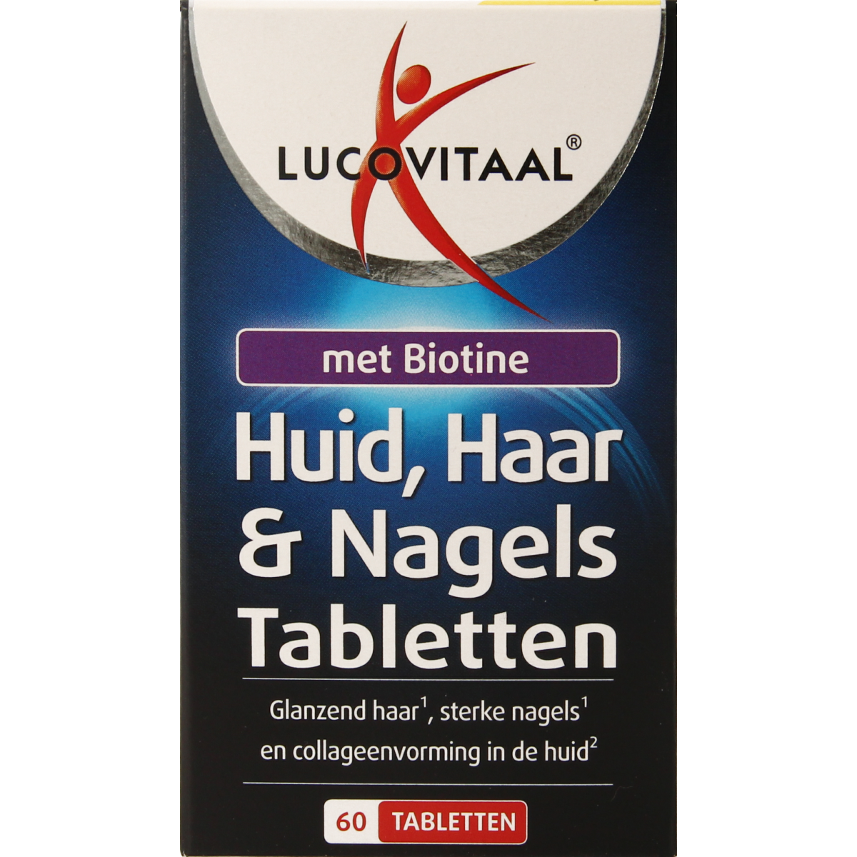Lucovitaal Huid haar nagels met biotine 60.00 Tabletten