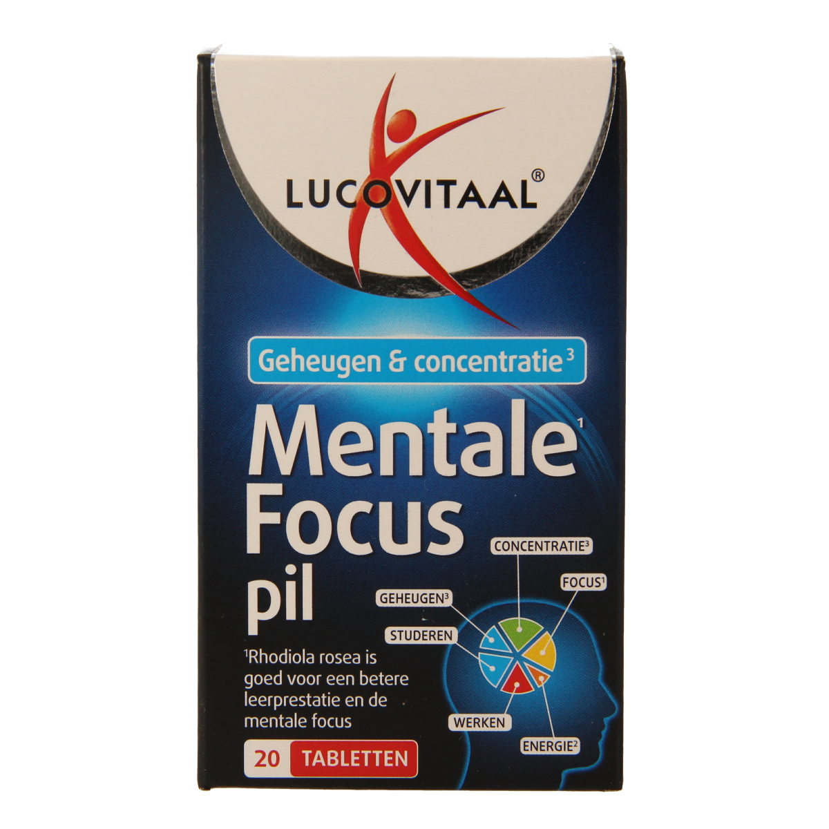 Lucovitaal Mentale focus pil 20.00 Tabletten