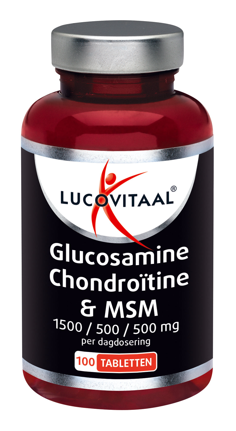 Lucovitaal Glucosamine chondroitine MSM 100.00 Tabletten