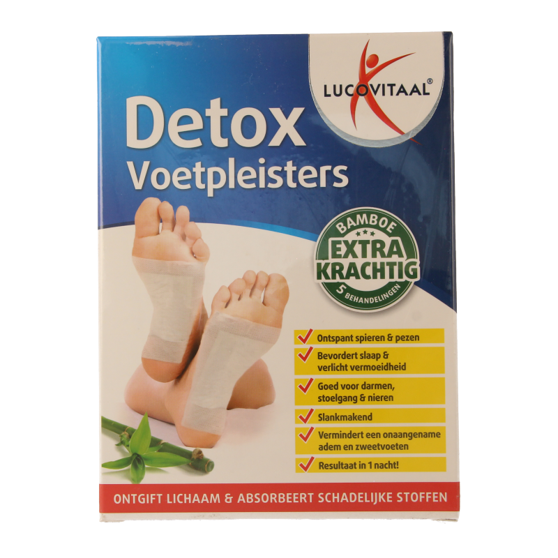 Lucovitaal Detox voetpleisters 10 Stuks