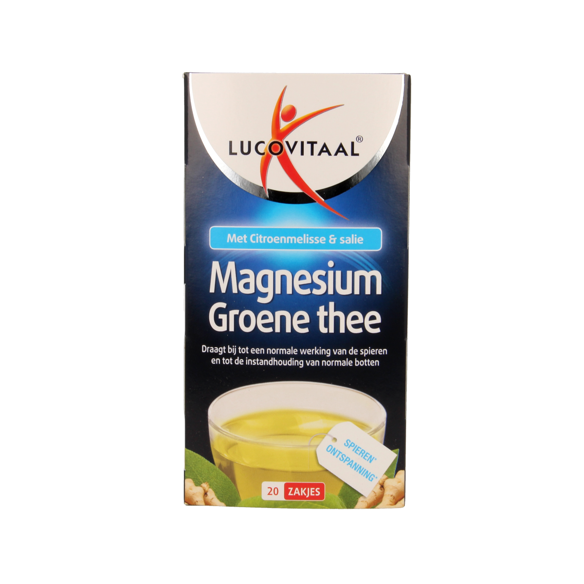 Lucovitaal Magnesium groene thee 20.00 Zakjes