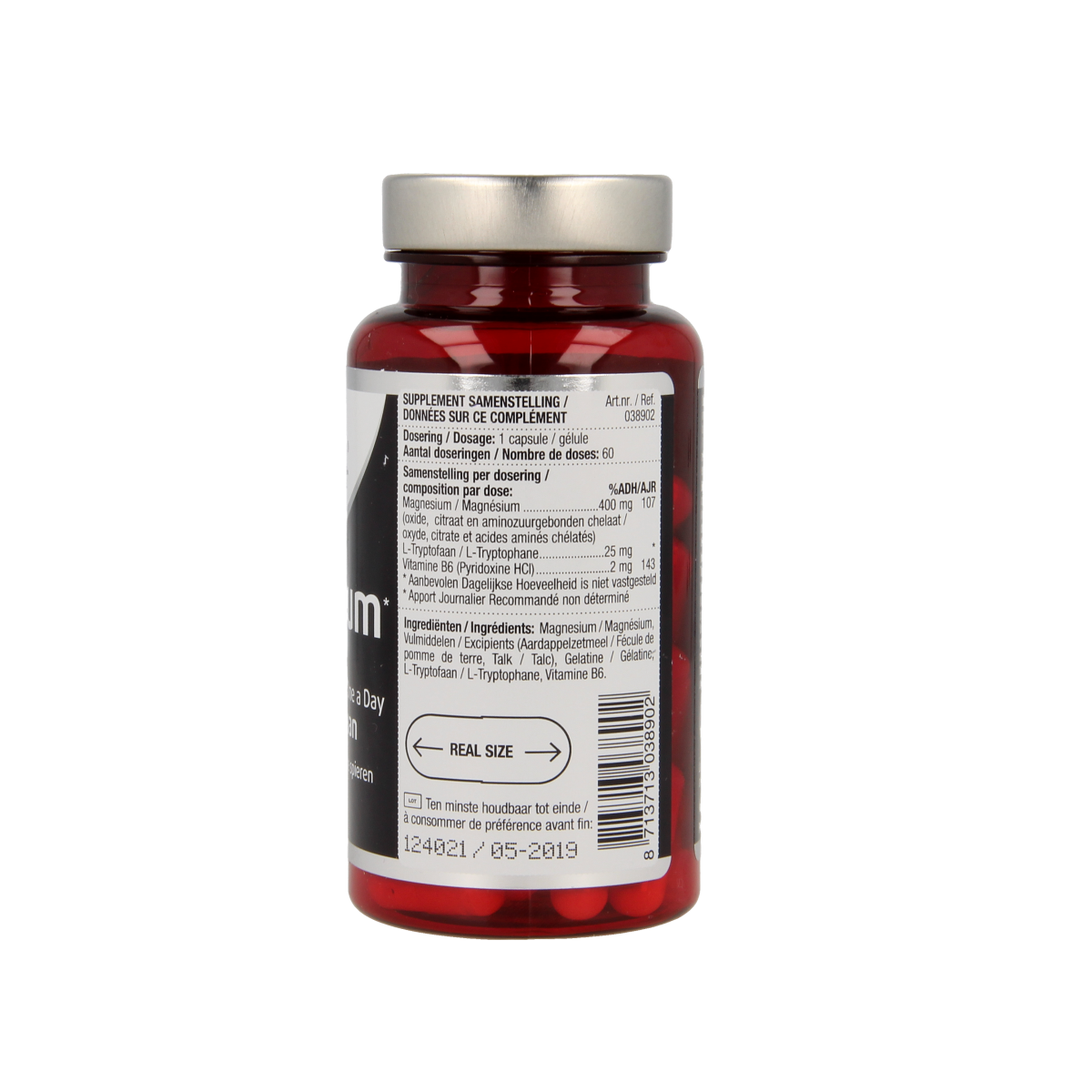 Lucovitaal Magnesium 400 met B6 en L-Tryptofaan 60.00 Capsules