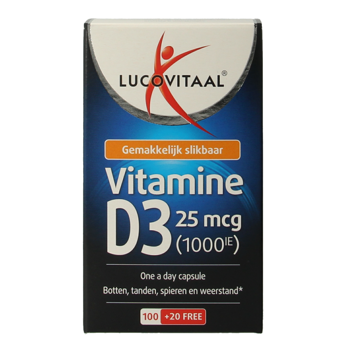 Lucovitaal Vitamine D3 25mcg 120.00 Capsules
