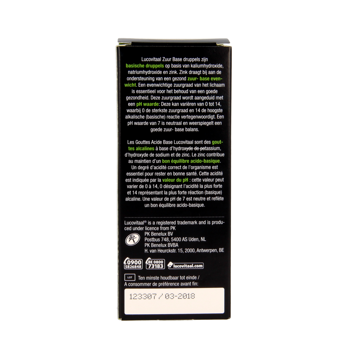 Lucovitaal Zuurbase druppels 30.00 Milliliter
