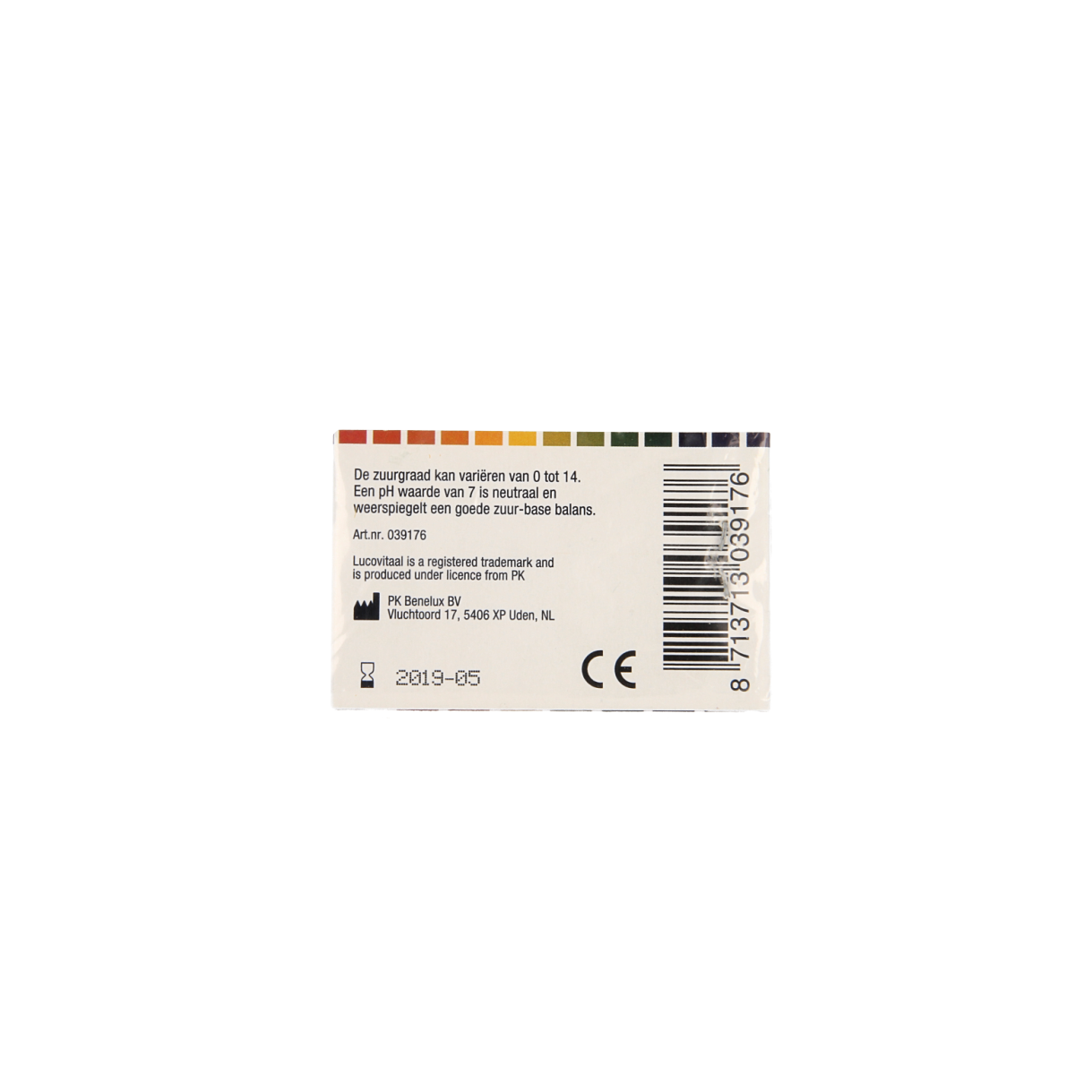 Lucovitaal Zuurbase PH test strips 80.00 Stuks