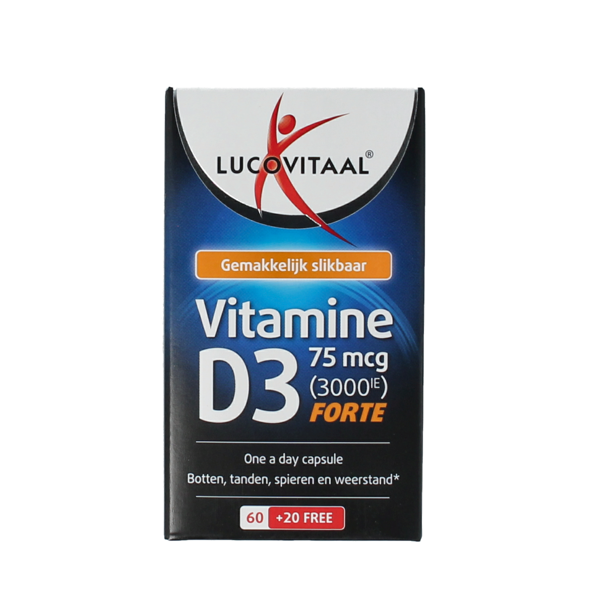 Lucovitaal Vitamine D3 75mcg 80.00 Capsules