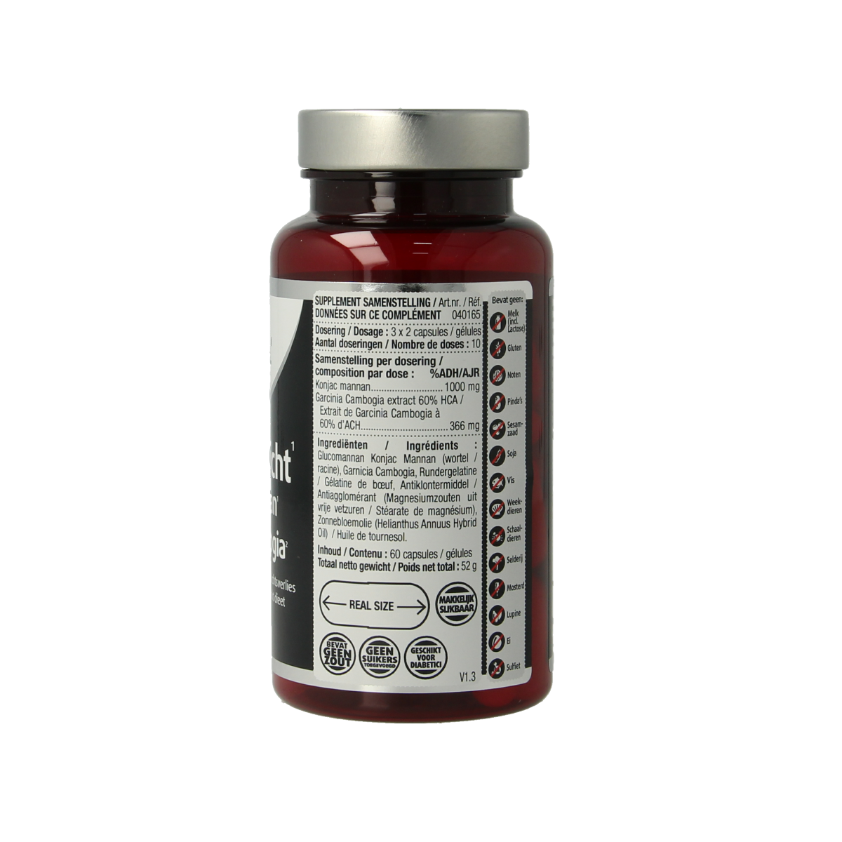 Lucovitaal Ideaal gewicht konjac mannan garcinia cambogia 60.00 Capsules