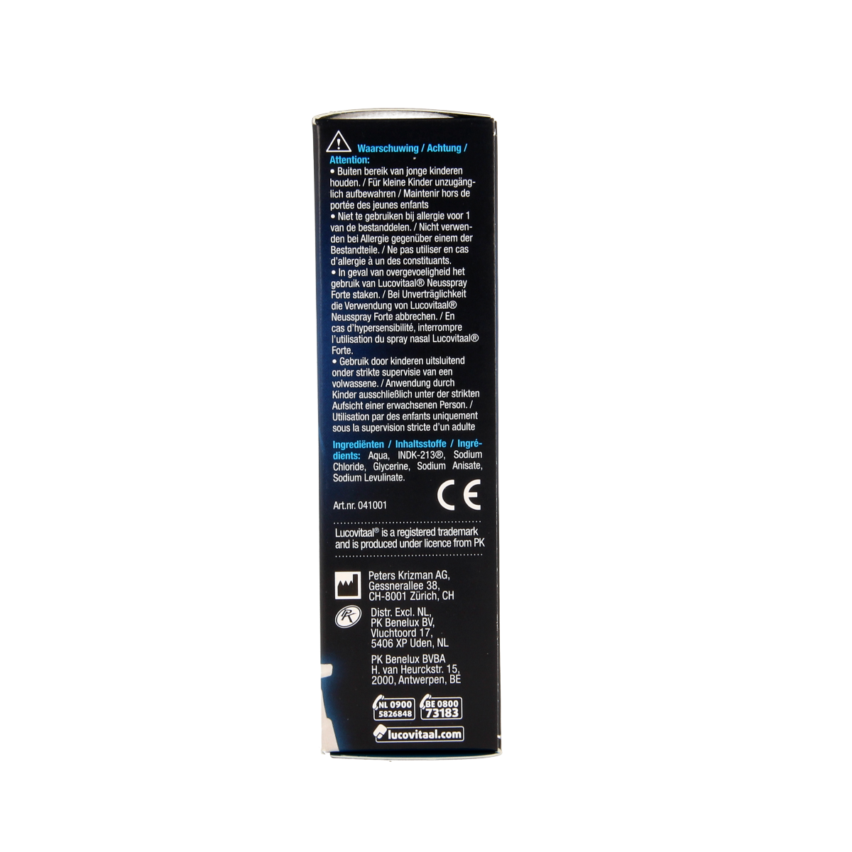 Lucovitaal Neus & bijholte spray 10.00 Milliliter