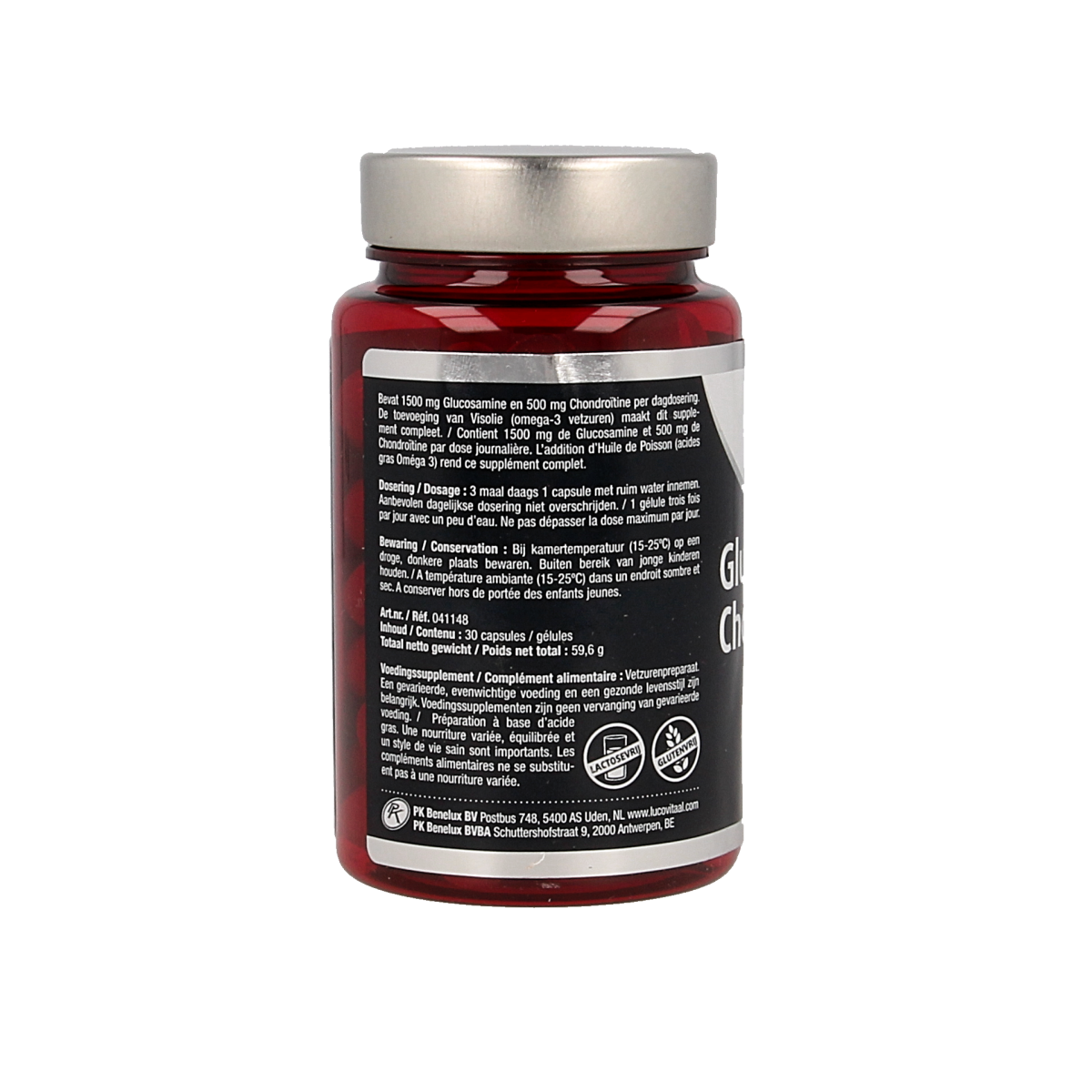 Lucovitaal Glucosamine chondroitine visolie 30.00 Capsules