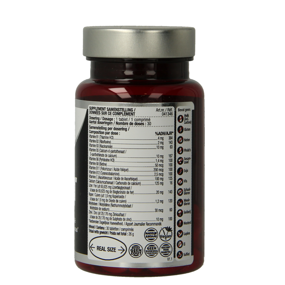 Lucovitaal Sterk ijzer complex 30.00 Tabletten