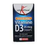 Lucovitaal Vitamine D3 25mcg 60.00 Capsules